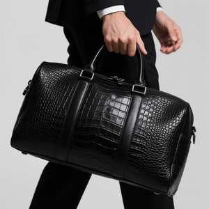 Роскошная Дорожная сумка из натуральной кожи - Product Image 1