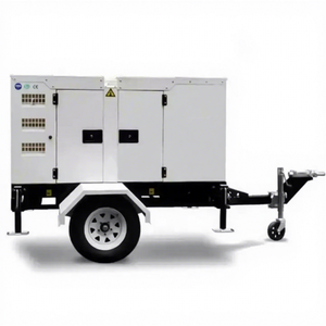60hz Three Phase 64kw 80kva Soundproof Trailer Type <b>Generator</b> with Engine - Product Image 1