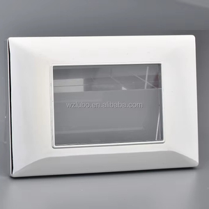 Đơn giản, thời trang và hiện đại trang trí 3-5-7-Gang chuyển đổi bảng điều khiển chuyển đổi ổ cắm khung ý tiêu chuẩn PC chống cháy - Product Image 5