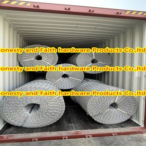 Malla Soldada Reforzada para Tuberías con Recubrimiento Galvanizado, Diámetro del Alambre de 2 mm, Tamaño del Orificio de 25,4x67 mm, Paso del Alambre Cruzado de 67 mm, 8 Líneas, para Petróleo - Product Image 6