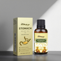 Huile de massage abdominale au gingembre 50 ml en gros pour raffermir la peau et stimuler le métabolisme, marque privée, prête à être expédiée