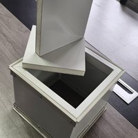 Panneau en mousse phénolique à double face en aluminium, forme rectangulaire, longue durée de vie, durable, plaque de conduit d'air HVAC pour usage hospitalier