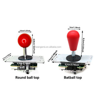SANWA 8-Way Arcade bastone Joystick 5pin Board per JAMMA MAME macchina da gioco a gettoni Zero Delay direzione comando ferro di plastica - Product Image 6