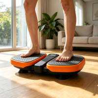 Mini plateforme vibrante électrique portable sans fil pour le remodelage corporel, la tonification et le bien-être, machine de fitness pour usage domestique