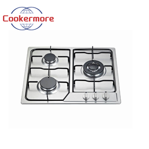 Fornello a <span class=keywords><strong>Gas</strong></span> da Incasso a Tre Fuochi Classe A ad Alta Efficienza Energetica per Uso Domestico, Pannello in Acciaio Inox, <span class=keywords><strong>Gas</strong></span> Naturale/GPL, <span class=keywords><strong>30</strong></span> Pollici - Product Image 1