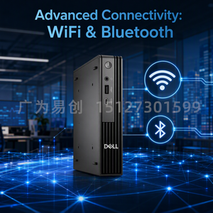 คอมพิวเตอร์ Dell Pro รุ่นใหม่ QCM1250 แท้ พร้อม Core I3 I5 I7 แรม 8GB 16GB DDR5  SSD 512GB 1TB WiFi สำหรับธุรกิจและสำนักงาน มินิพีซี Core I3 - Product Image 3