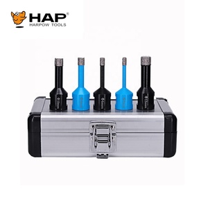 Tùy Chỉnh Màu Sắc Nhôm Trường Hợp 5Pcs Siêu Cứng Hợp Kim Lỗ Mở Xây Khoan Kim Cương Lõi Khoan Bit Thiết Lập - Product Image 2