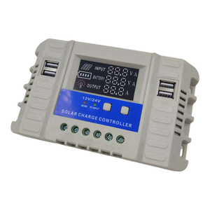 10a 20a 30a 50a 60a सौर बैटरी चार्ज नियंत्रक Pwm 12v/24v 4usb आउटपुट 5v/2a ऑफ ग्रिड सौर नियंत्रक 12 वी - Product Image 3