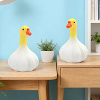 Jouet anti-stress en forme de canard ail en TPR souple et extensible, décoration de bureau, cadeau de fête, nouveauté