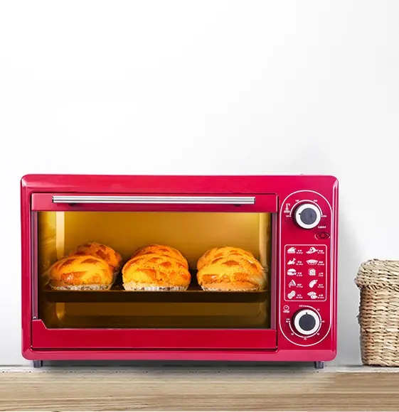 Hornos integrados de 40L y 50L, freidora de aire por convección para hornear pizza, microondas, cocina de gas eléctrica con panadería, pan, hogar, dormitorio comercial