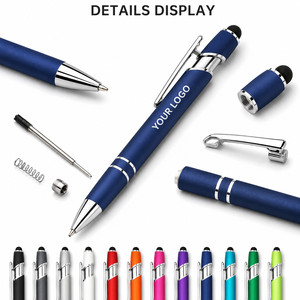 Custom Logo Promotional Stylus <b>Pen</b> Click Metal Ballpoint <b>Pen</b> for Business Corporate Gift Office Supplies Touchscreen Device - Product Image 2