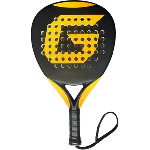 Custom Carbon Fiber Surface Paddle Racket met zachte schuimkern, Paddle Tennis Racket, Paddleball Racquets