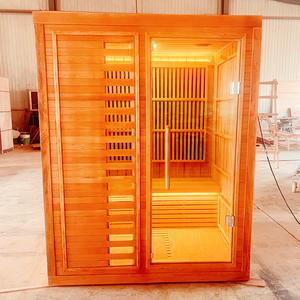 Sala de sauna infrarroja para 4-6 personas de espectro completo multifuncional para interiores de lujo con sal <span class=keywords><strong>del</strong></span> <span class=keywords><strong>Himalaya</strong></span> - Product Image 5