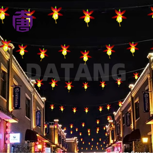 Lámpara Colgante de Simulación Dinámica Personalizada con Diseño de Flor de Linterna, Ideal para Iluminación Festiva en Parques y Recorridos Nocturnos - Product Image 2