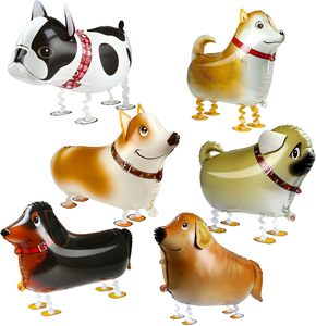 In the Trend Glossy Version Pet Walking <b>Balloons</b> Birthday Party Helium Aluminum Foil 25g - Product Image 1