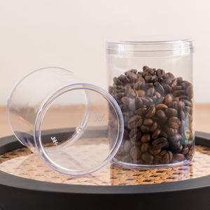 Boîte Ronde en Plastique Transparent de Qualité Alimentaire Personnalisée, Boîte d'Emballage en PS, Boîte de Présentation pour Biscuits et Bonbons avec Couvercle - Product Image 1