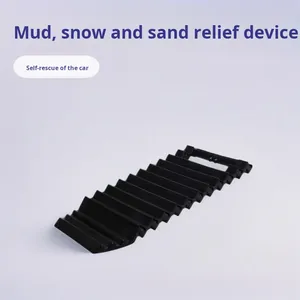 Planches de récupération de voiture légères en ABS antidérapantes durables, noires - Product Image 3