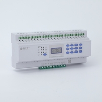 Controlador de Relés de Luz Tipo Bus, 12 Entradas de Señal de Emergencia, RS485, 220V, Montaje en Riel DIN, Gestión de Iluminación para Oficinas y Centros Comerciales