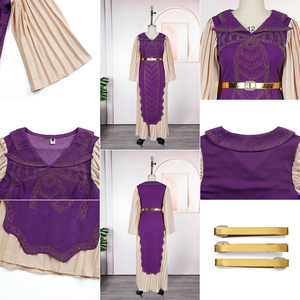 Vestidos <span class=keywords><strong>de</strong></span> Iglesia Africanos <span class=keywords><strong>de</strong></span> Alta Calidad para <span class=keywords><strong>Mujer</strong></span>, Modelo S10961, Cuello en V, Adornados con Pedrería, Plisados, Elegantes para Fiesta o Evento Nocturno - Product Image 6