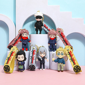 พวงกุญแจ PVC 3 มิติ 6 แบบ ตัวละครอนิเมะสุดฮิต ซาโตรุ โกโจ ซุคุนะ <span class=keywords><strong>มาฮิโตะ</strong></span> ฟิกเกอร์อนิเมะ ตุ๊กตาสำหรับสาวๆ ของขวัญจี้ห้อยคอ - Product Image 2