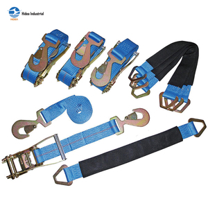 สายรัดเพลา<span class=keywords><strong>แบบ</strong></span>หนา 2 นิ้ว พร้อมสายรัดแบบมีตัวล็อค  ชุดสายรัดความแข็งแรงสูงพร้อมปลอกป้องกันสำหรับการลากจูงและขนย้ายยานพาหนะ - Product Image 4