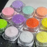 Poudre fine argentée miroir, sel de mer, cristaux de diamant, paillettes, accessoires pour nail art faits à la main, sécurité, imperméable, non toxique, PET