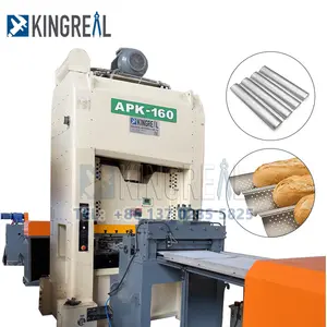 Full Auto Metalen Plaat Geperforeerde Machine Voor Baguette Pan Kingreal Coil Perforatie Productielijn Micro Gat Ponsen