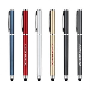 Luxury 0.5mm Electric Screen Touching Writing Gel <b>Pen</b> Solid <b>Color</b> with Custom Logo Metal Design for Office Use - Product Image 1
