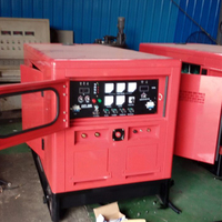 DM-SAE-500A Groupe électrogène de soudage transportable 2 poteaux 400A 500A pour soudage MMA Arc Mig avec moteur diesel