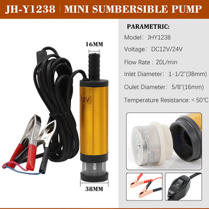 디젤 오일 용 휴대용 12V/24V 미니 전기 잠수정 디젤 연료 이송 펌프 - Product Image 3