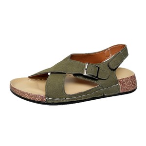 Women Large Cross Strap Beach Roman <b>Sandals</b> Summer New Thick Sole Wedge <b>Sandals</b> Wholesale - Product Image 5