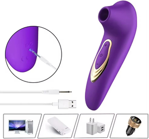 Rechargeable Silicone Adult Female Sensory Toy-Female Sexual Pleasure Device Powerful Tongue Licking G-Stim 10 Frequencies 100% - Product Image 5
