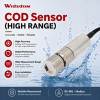 Sonde de qualité de l'eau en ligne à haute portée pour la surveillance des eaux usées, capteur COD 0-1500 Mg/L, TOC 0-600 Mg/L, absorption UV, RS485 MODBUS