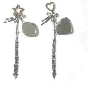 Llavero y Porta Bálsamo Labial de Acero Inoxidable con Forma de Corazón Estilo Boho, Personalizado - Product Image 5