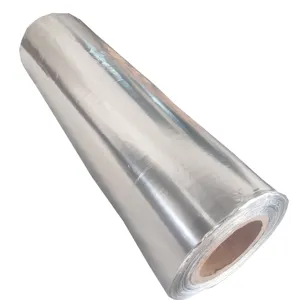Foil Aluminium Lapis PE, Gulungan Film Pet Aluminium Berlogam untuk Isolasi