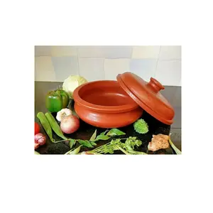 Small size clay curry pot