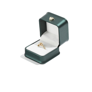 Boîte à bijoux personnalisée avec logo, en cuir PU brossé, pour pendentif, bague, bracelet, collier de perles, emballage avec emplacement - Product Image 6
