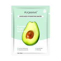 PUQIANNA Fabricant direct MASQUE HYDRATANT À L'AVOCAT Hydratation en profondeur Collagène Blanchissant visage beauté masque facial