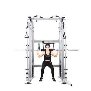 Commerciële Fitnessapparatuur Power Cage Deading Duty Squat Rack Multifunctionele Home Smith Machine