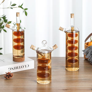 Venta caliente 2-en-1 Salsera <span class=keywords><strong>de</strong></span> vidrio aislado y separador <span class=keywords><strong>de</strong></span> aceite/vinagre Gadgets <span class=keywords><strong>de</strong></span> cocina para el hogar personalizables - Product Image 3