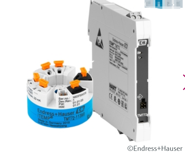 iTEMP TMT72 temperature transmitter HART temperature transmitter as head, field or DIN rail device with one universal sensor