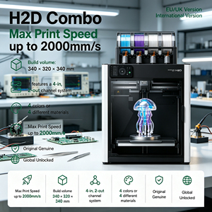 Stampante 3D Multicolore Premium CoreXY Bamboo H2D Combo Versione Globale Senza Blocco Regionale Fornitura Diretta dalla Fabbrica - Product Image 1