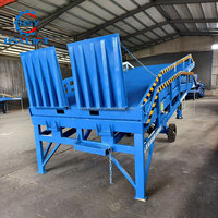 Pont de chargement mobile portable 8t 10t, rampe de chargement hydraulique pour conteneurs, plateforme élévatrice pour chariot élévateur