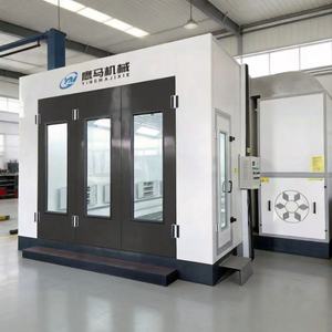 Cabine <span class=keywords><strong>de</strong></span> <span class=keywords><strong>peinture</strong></span> automobile à haute performance avec brûleur diesel et chauffage électrique, éclairage LED, ventilateurs axiaux, marque Yingma - Product Image 1