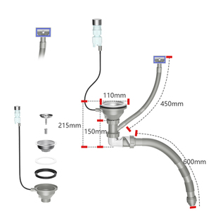 Ống Thoát Nướ<span class=keywords><strong>c</strong></span> Bồn Rửa Chén Mới 110/114/140Mm <span class=keywords><strong>C</strong></span>ó Điều Khiển <span class=keywords><strong>C</strong></span>ông Tắ<span class=keywords><strong>c</strong></span> Ống Thoát Nướ<span class=keywords><strong>c</strong></span> Bồn Rửa Nhà Bế<span class=keywords><strong>p</strong></span> Bằng Thé<span class=keywords><strong>p</strong></span> Không Gỉ Ống Thoát Nướ<span class=keywords><strong>c</strong></span> Bồn Rửa Nhà Bế<span class=keywords><strong>p</strong></span> Bằng Nhựa - Product Image 2