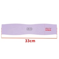 Ensemble de bandes de résistance pour femmes, bandes de résistance en silicone de qualité supérieure pour les fessiers, les glutes, les exercices de Pilates, accessoires de fitness