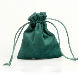 Pochette à Bijoux en Daim Doux de Luxe avec Cordon de Serrage, Prix Usine, Vente en Gros avec Logo - Product Image 2