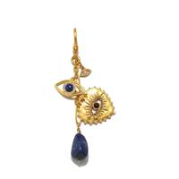 JS 2026 Nieuwe Amerikaanse Europese Stijl Tas Accessoires Haakwerk Bloem Aardbei Vis Hart Boze Oog Sleutelhanger Charms DIY