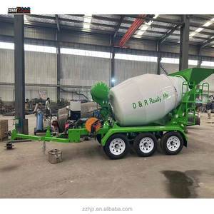 Remorque de mélangeur à béton avec moteur à essence et certification CE, remorque de citerne à béton, <span class=keywords><strong>camion</strong></span> malaxeur à béton - Product Image 2