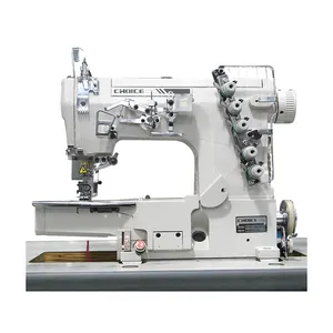 Direct drive-recortador automático de cama cilíndrica, máquina de coser Industrial de costura Lisa para camisetas GC664-01CB/DD/EUT